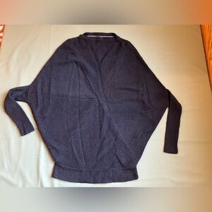 EDUN Peru 100% Baby Alpaca Black Geometric Pullover Sweater Size Small